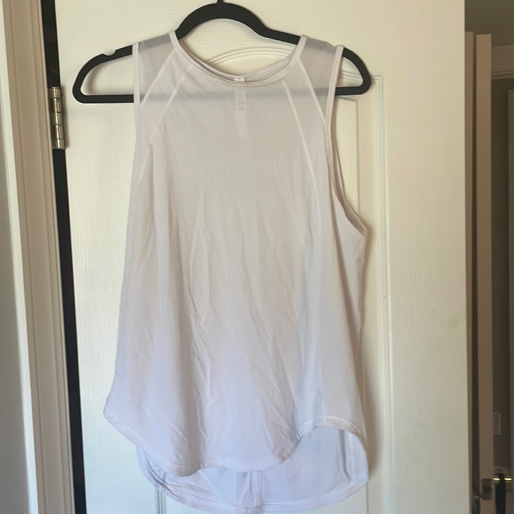 White Lululemon tank top